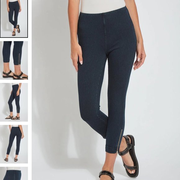 Lysse Denim - NEW Lysee Cropped Zip Hem Denim Indigo